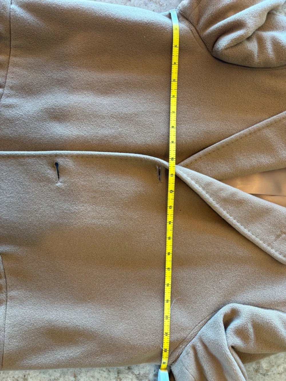 100% Cashmere Men’s Vintage Overcoat - Picture 8 of 9